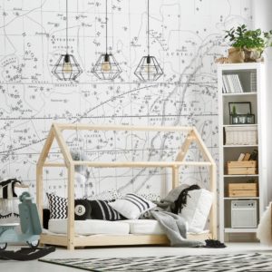 Celestial Star Map - White - Kids Wallpaper | Grafico Melbourne Celestial Star Map - White - Kids Wallpaper | Grafico Melbourne