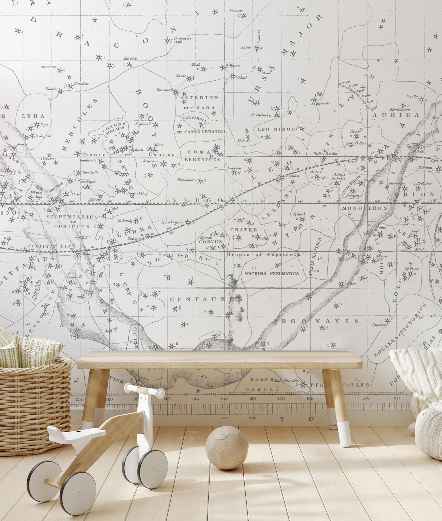 Celestial Star Map - White - Kids Wallpaper | Grafico Melbourne Celestial Star Map - White - Kids Wallpaper | Grafico Melbourne