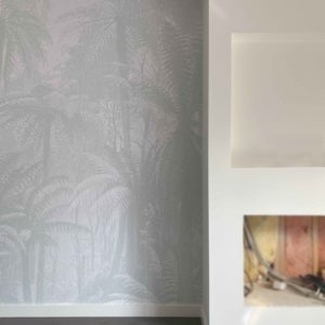 Fern Jungle - Light Sage Green Wallpaper | Grafico Melbourne Fern Jungle - Light Sage Green Wallpaper | Grafico Melbourne