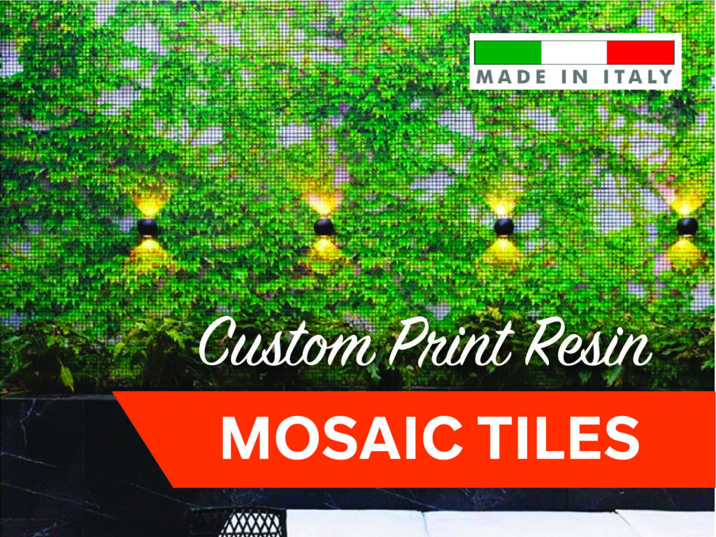image of custom print mosaic tiles